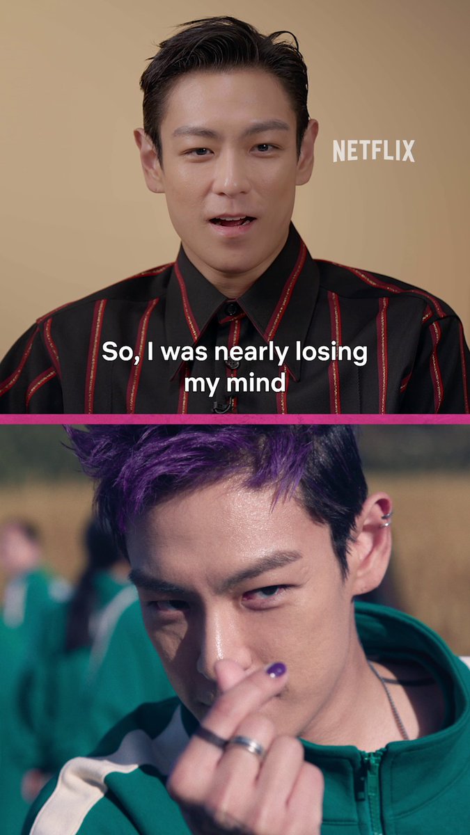 i love learning his thoughts on playing thanos 🥹 i need more actor t.o.p. in my life #SquidGame2 #SquidGame #ChoiSeungHyun #최승현 #탑 #Netflix