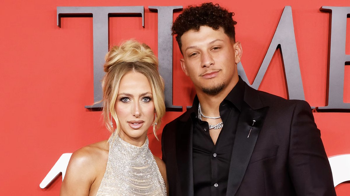 Brittany Mahomes is standing by her husband Patrick Mahomes.