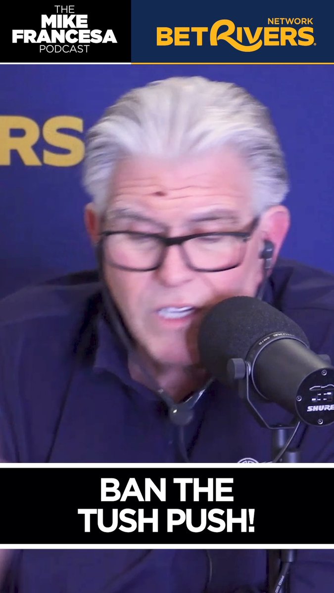 "I mean, it was not football. Let's just do away with it, OK?" Mike Francesa has had enough of the "Tush Push" 🏈