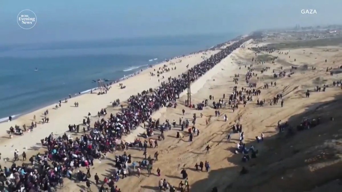 The ceasefire between Israel and Hamas requires Hamas to release 33 hostages in the first phase of swaps, but Israel said it learned eight are dead. Palestinians are returning to their homes in northern Gaza, which is also part of the deal. Elizabeth Palmer reports.