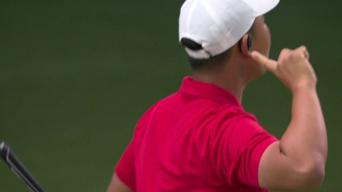 Tom Kim was hyped‼️ TGL | Jupiter Links Golf Club