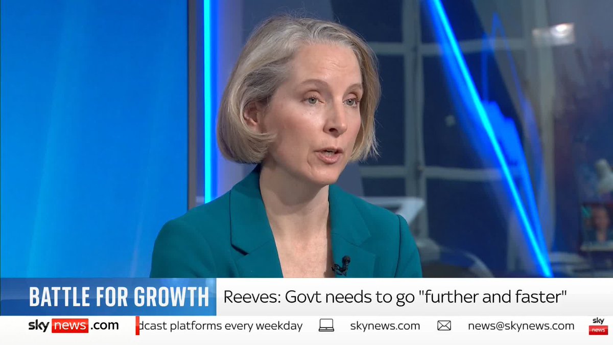 "It’s been a tough inheritance, but we are absolutely determined," says Economic Secretary to the Treasury Emma Reynolds for Wycombe 🌹, as Chancellor Rachel Reeves outlines plans to go "further and faster" in driving growth. 📺 Sky 501, Virgin 602, Freeview 233 / YT