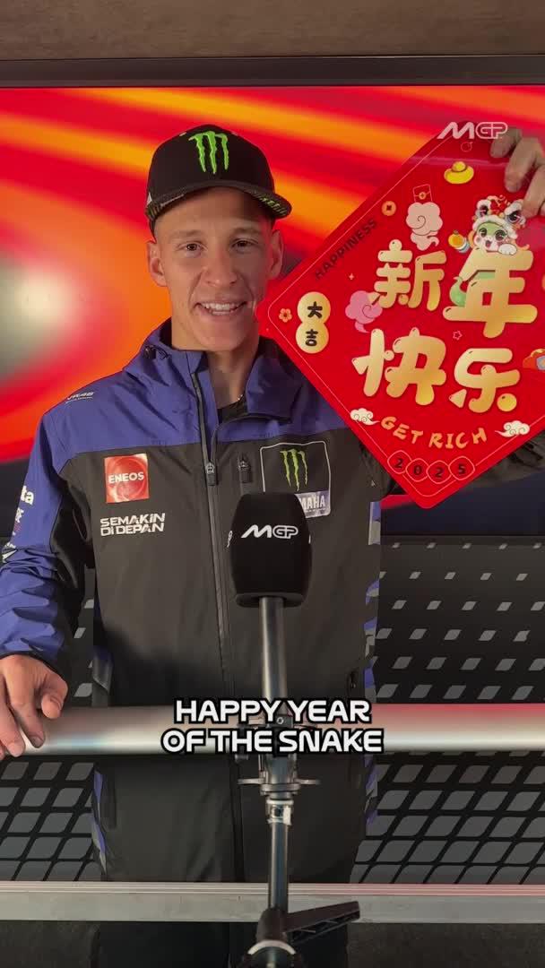 Wishing all #MotoGP fans a happy Chinese New Year and the best in the Year of the Snake! ๐๐ #ChineseNewYear
