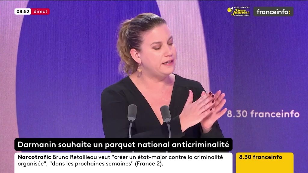 🔴 Durcissement de la justice des mineurs ➡️ "Cela ne fonctionne pas, ce n'est pas ça qu'il faut faire. En faisant cela, nous renions ce que nous appelons le droit des enfants, qui est un engagement international de la France", estime Mathilde Panot.