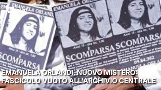 Ancora un giallo nel caso di Emanuela Orlandi, scomparsa nel nulla a Roma nel 1983. Nell'Archivio Centrale dello Stato è vuoto il fascicolo proveniente dal ministero dell'Interno che avrebbe dovuto contenere materiale d'indagine e documenti dei Servizi Bruno Sokolowicz #GR1