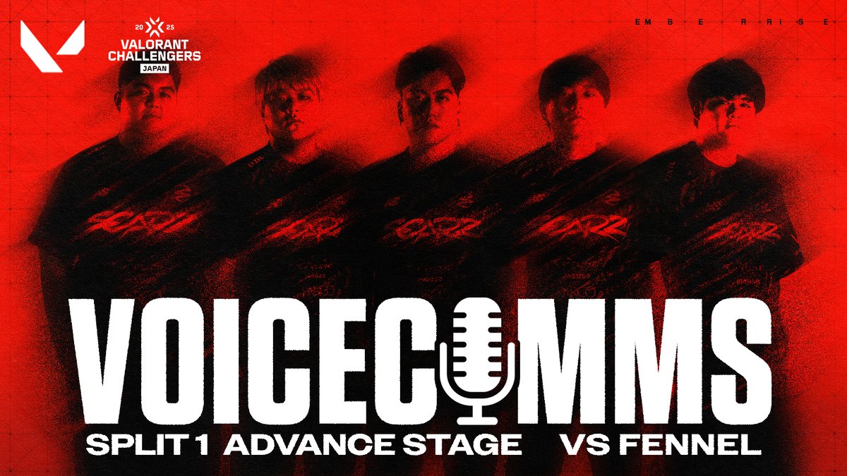 🎧 SCARZ VOICE COMMS 🎙️ 『VALORANT Challengers Japan 2025 Split1 Advance Stage』 VS FENNELとの注目の一戦🔥 Zepherの加入で更にパワーアップした新生SCARZの様子をお楽しみください! 📺 #ChallengersJP #SCARZ #SZWIN❤️🔥