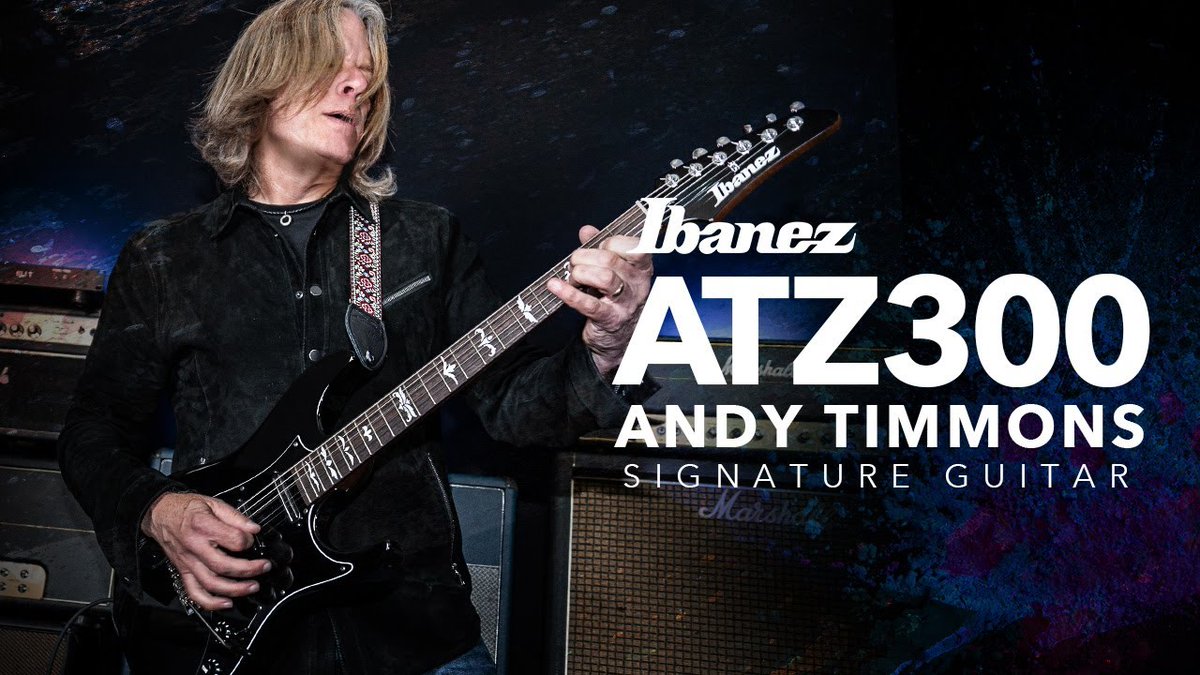 【Andy Timmons シグネチャーモデル "ATZ300"】 Ibanez AZシリーズをベースとした”ATZ”の系譜に連なる、Andy Timmons ( @AndyTimmonsOfficial )のこだわりが詰まった新たなシグネチャーモデル、"ATZ300"を発売します! ▼ATZ300-BK (Black) #AndyTimmons #ibanez #アイバニーズ