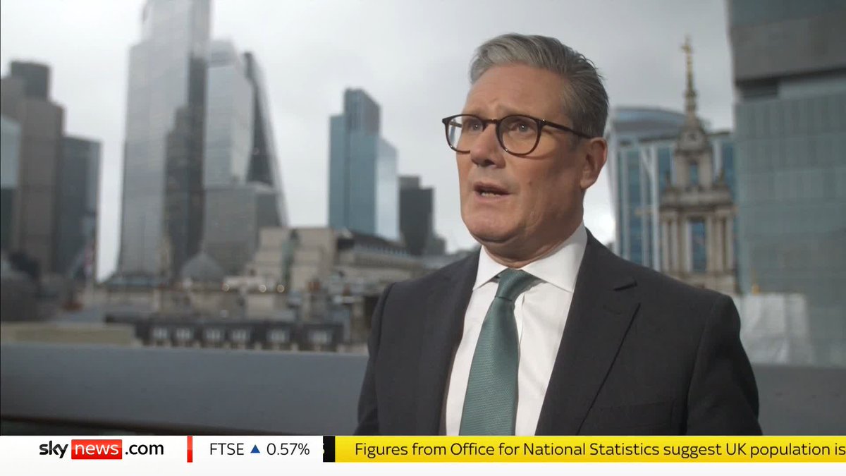 "Growth is the number one priority of this government." Prime Minister Sir Keir Starmer has reiterated that the government will back pro-growth policies. It comes amid speculation over whether the govt will support Heathrow expansion plans. 📺 Sky 501