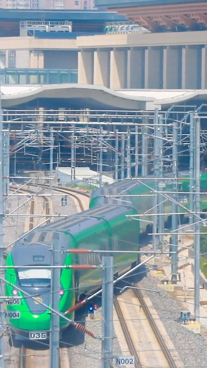 The Year of the Snake is coming! Look at these high-speed trains, like "snakes" weaving through cities, bringing travelers home and kicking off heartwarming reunion journeys. Happy Chinese New Year! #ChinaRailway #RailwayTime