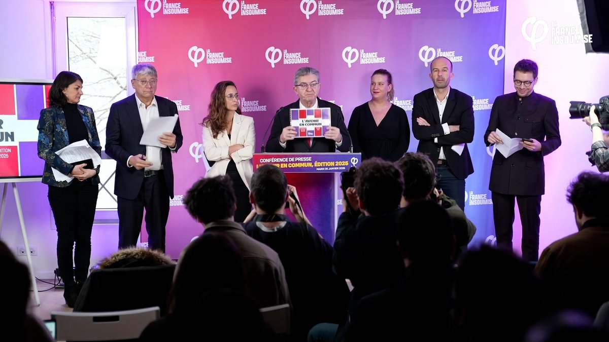 Nous vous présentons la version actualisée de « L'avenir en commun », le programme présidentiel de LFI. Sa candidature le portera le moment venu. Cette étape marque, pour nous, le début de la campagne présidentielle. Nous sommes prêts, quelles que soient les circonstances.