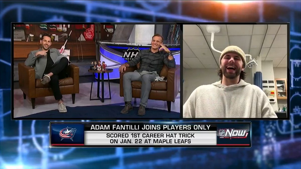Fun fact: Adam Fantilli's real name is not Adam Fantilli 🤨 Adamo joined jason demers and bill lindsay to share how his first name evolved into Adam and what his teammates call him. #NHLNPlayersOnly | Columbus Blue Jackets | #CBJ