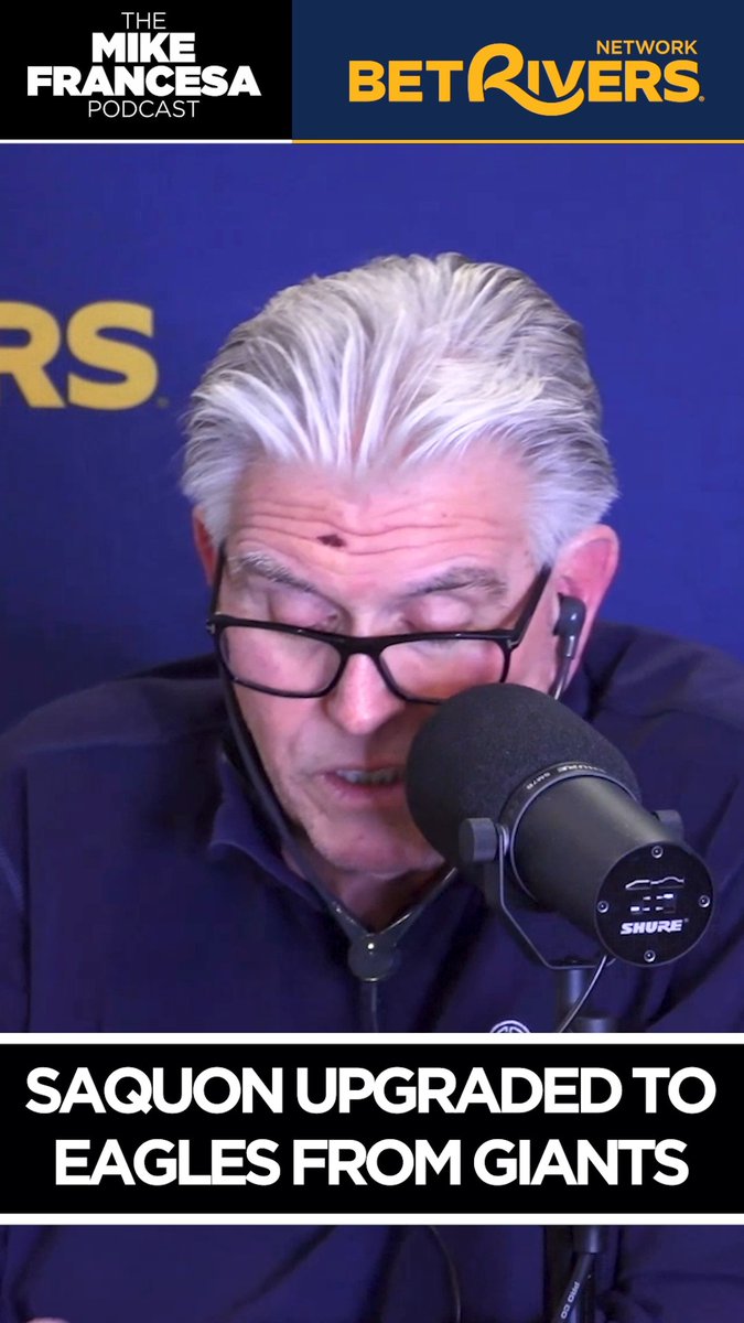"Going from the Giant offensive line to the Eagle offensive line is like going from Bayonne to the Moon" Mike Francesa discusses how Saquon Barkley would've continued to struggle if he were still on the Giants 🏈