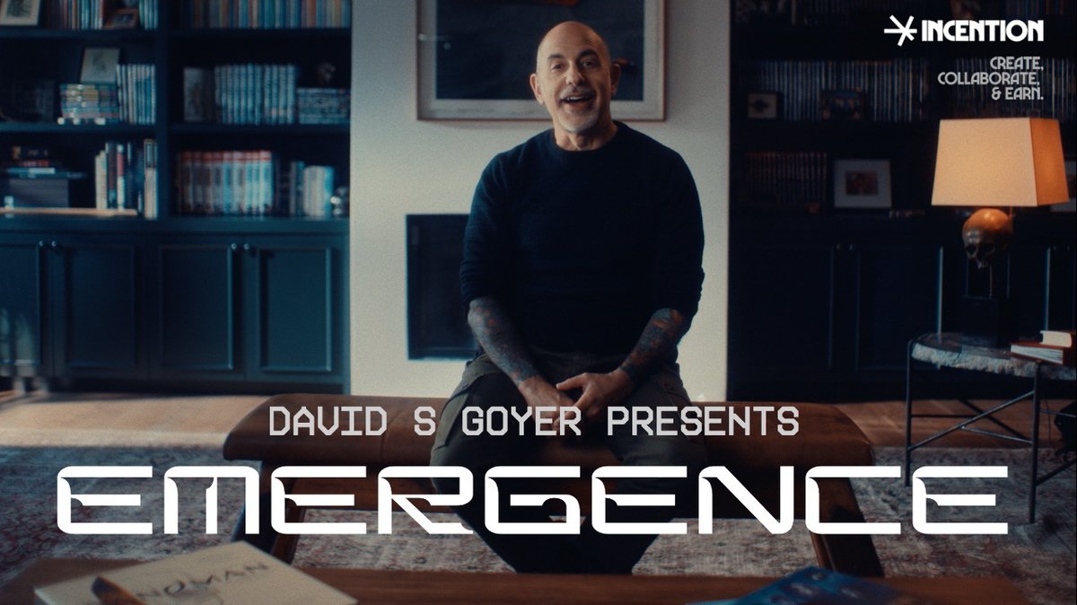 Tier one ꧁IP꧂ coming to Story – Emergence. The next major franchise will be built onchain by AI agents and you. Core storyline crafted by David Goyer, the mastermind behind the Dark Knight Trilogy, Blade, Foundation, and more.