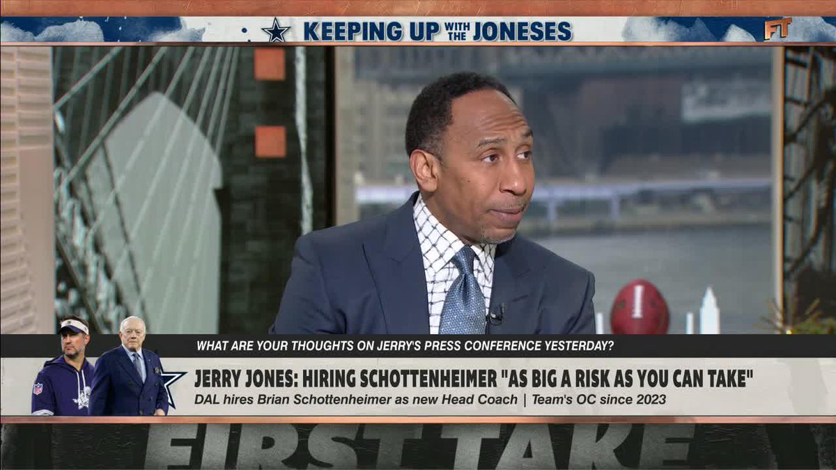 "The Dallas Cowboys' fanbase, you hear how quiet they are right now?" 😳 Stephen A Smith says Jerry Jones has "taken the fun out of it all" for Cowboys fans with his recent moves.