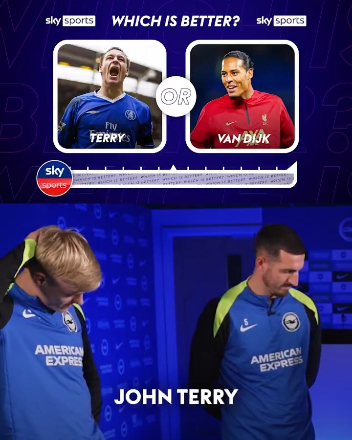 Prime John Terry or Prime Virgil van Dijk? 👀