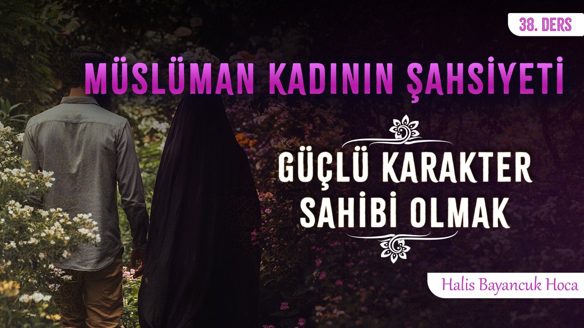 📕 "İtaat; kadının kişiliğini ezmek için değil, aksine kendi karakterini koruyarak, hakkını aramayı bilmekle ilgilidir. Zulme uğrayan bir kadının, hakkını İslami usullere göre araması da mükellefiyetidir." 🖊️ Müslüman Kadının Şahsiyeti 38