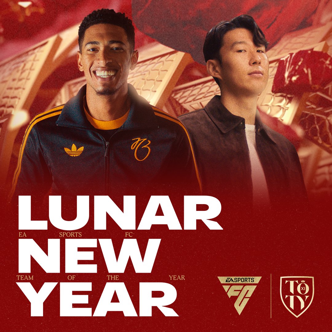 Here's to a Happy Lunar New Year! Play the Challenge Mode to earn a 99 OVR Lunar New Year Item. See you on the pitch in #FCMobile.