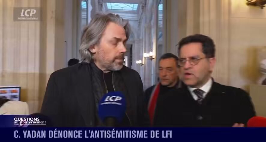 🔴 .Gabriel Amard honore les Insoumis. Nous n’accepterons jamais de nous laisser insulter par les complices de l’extrême droite. Le combat des Insoumis contre le racisme et l’antisémitisme n’a jamais vacillé. Caroline Yadan doit être sanctionnée.