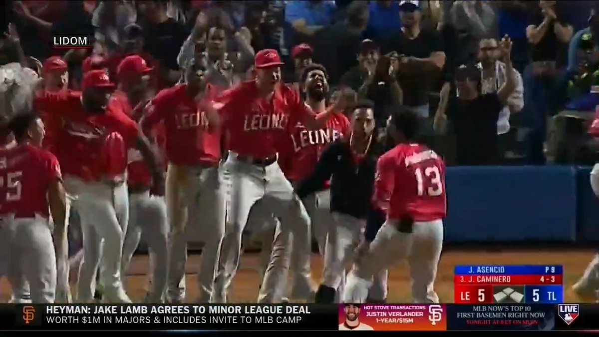 What a finish in the LIDOM championship 😳 Jon Morosi breaks down last night's wild Game 7 finish that crowned Leones del Escogido as Dominican Winter League champions. #MLBNHotStove
