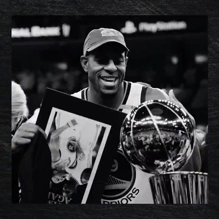 A lasting legacy. Iguodala, number 9. Forever in the rafters.
