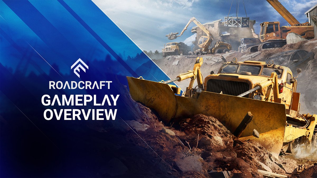 #RoadCraft gameplay trailer is here! ✨ Disasters won’t wait, will you? 🌍 Take control of heavy machinery, rebuild disaster-stricken regions, and reshape the aftermath up to 4-player co-op! 🚧 Want to join the effort? 😎 Pre-order now:
