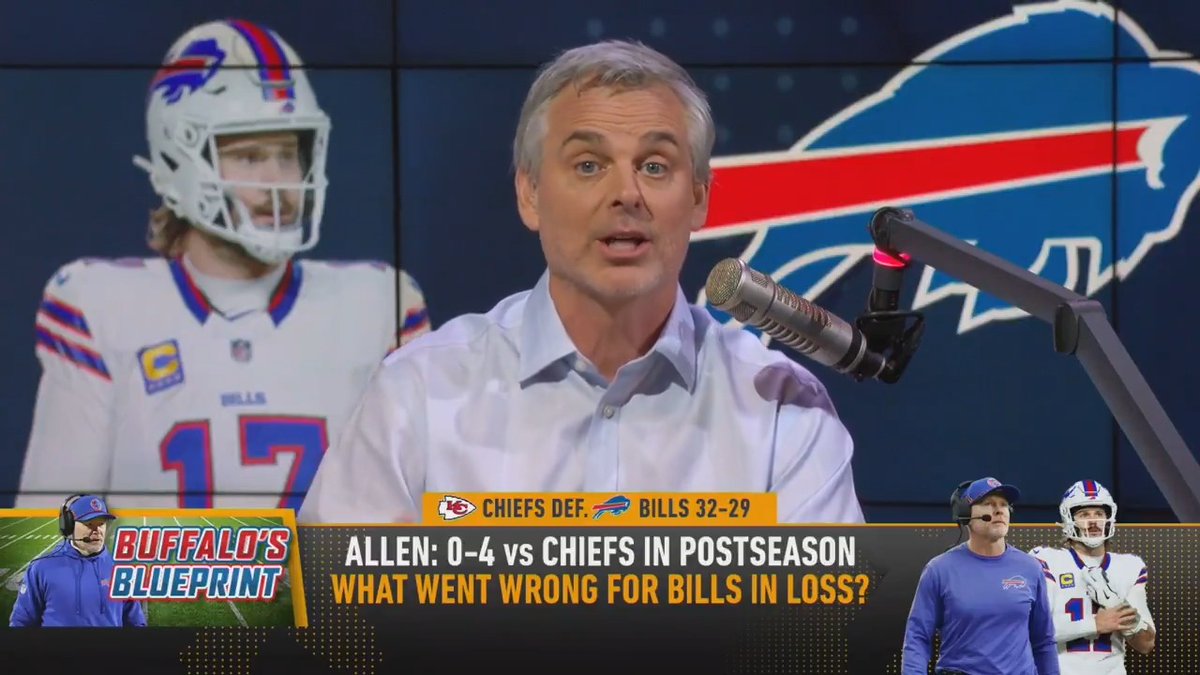 "If you're trying to beat Mahomes and you've got Josh Allen in his prime, you have got to be a better poker player." Colin Cowherd on Buffalo's offensive game plan