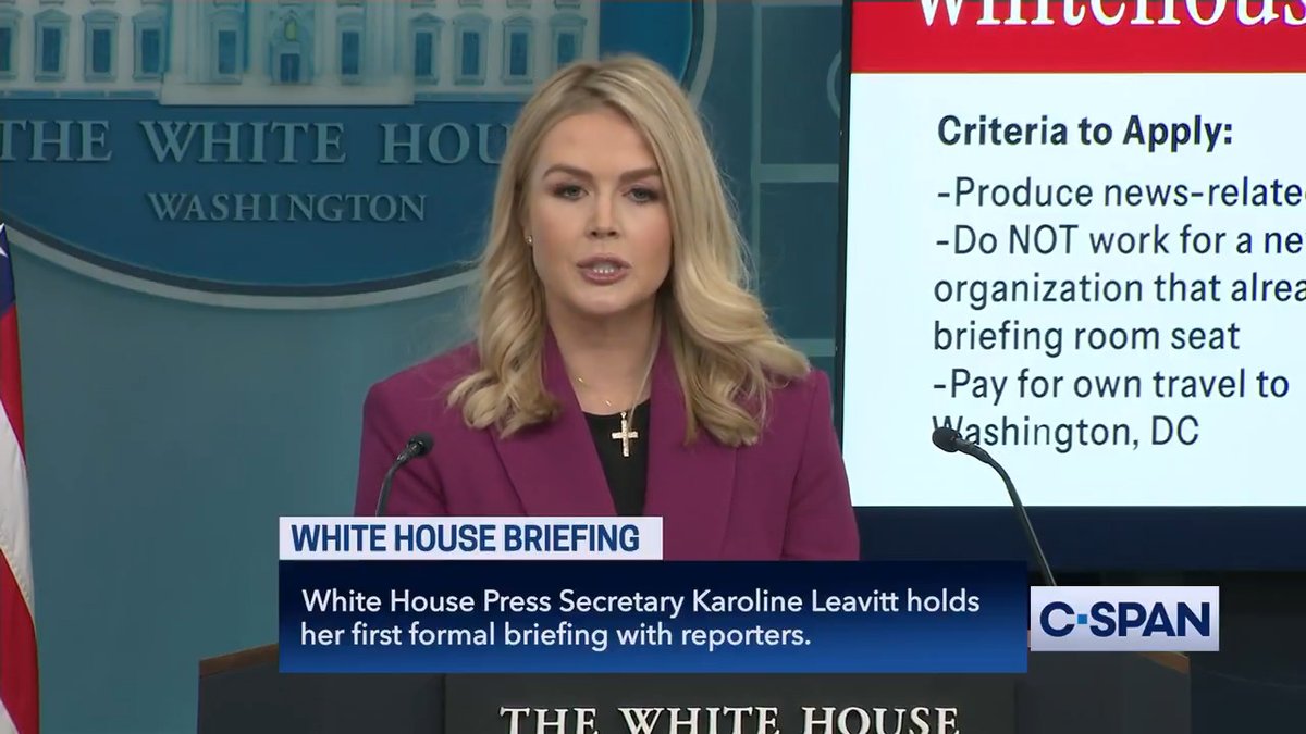 .Karoline Leavitt Karoline Leavitt reads statement from President Trump: "The drones that were flying over New Jersey in large numbers were authorized to be flown by FAA for research and various other reasons...this was not the enemy."