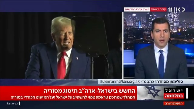 ארה"ב תיסוג מסוריה? Suleiman Maswadeh עם החשש בישראל, המסרים של ממשל טראמפ – וההשלכות #חדשותהערב