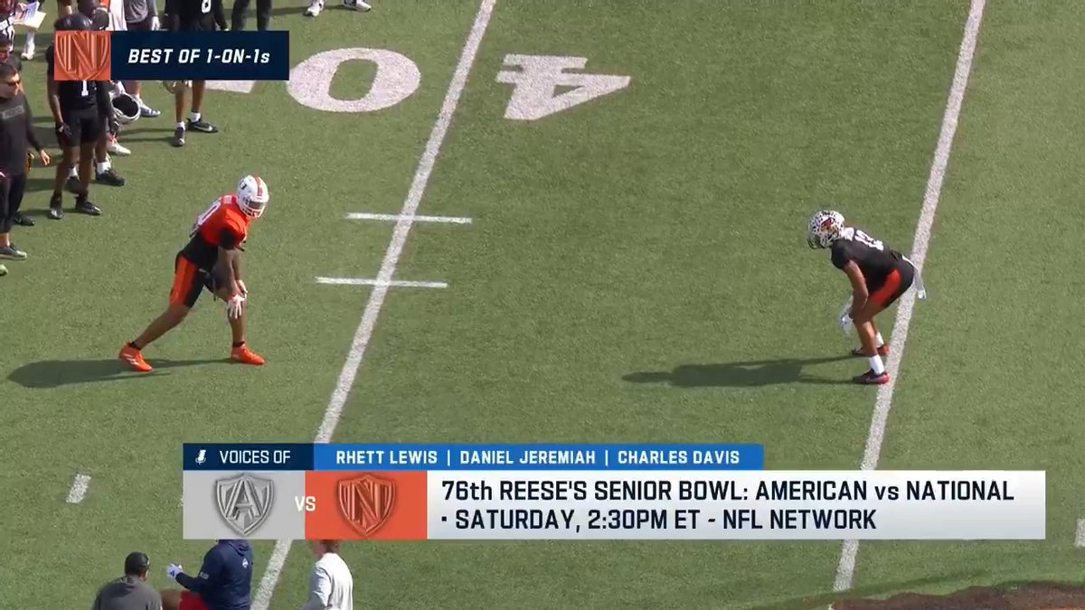 A nice route from Miami Hurricanes Football TE @arroyo_elijah36 who is Daniel Jeremiah 49th ranked prospect in the 2025 NFL Draft.