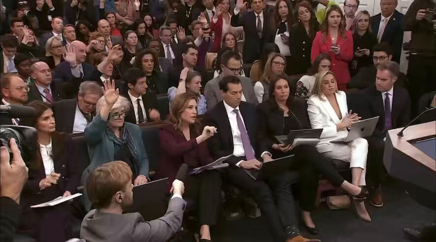 It’s a packed briefing room for the new Karoline Leavitt to drop the hammer of truth. How many illegal aliens have a criminal record? @KarolineLeavitt: All of them. 🔥🔥🔥