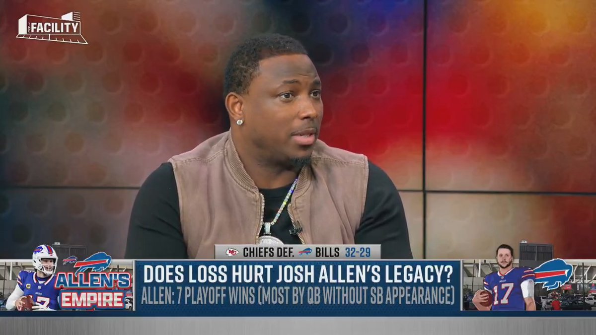 .@CutOnDime25 says Josh Allen’s legacy is not impacted by AFC Championship loss: "Peyton Manning is a good example. He didn’t start going to Super Bowls 'till later in his career. Let’s talk about the journey, not his legacy."