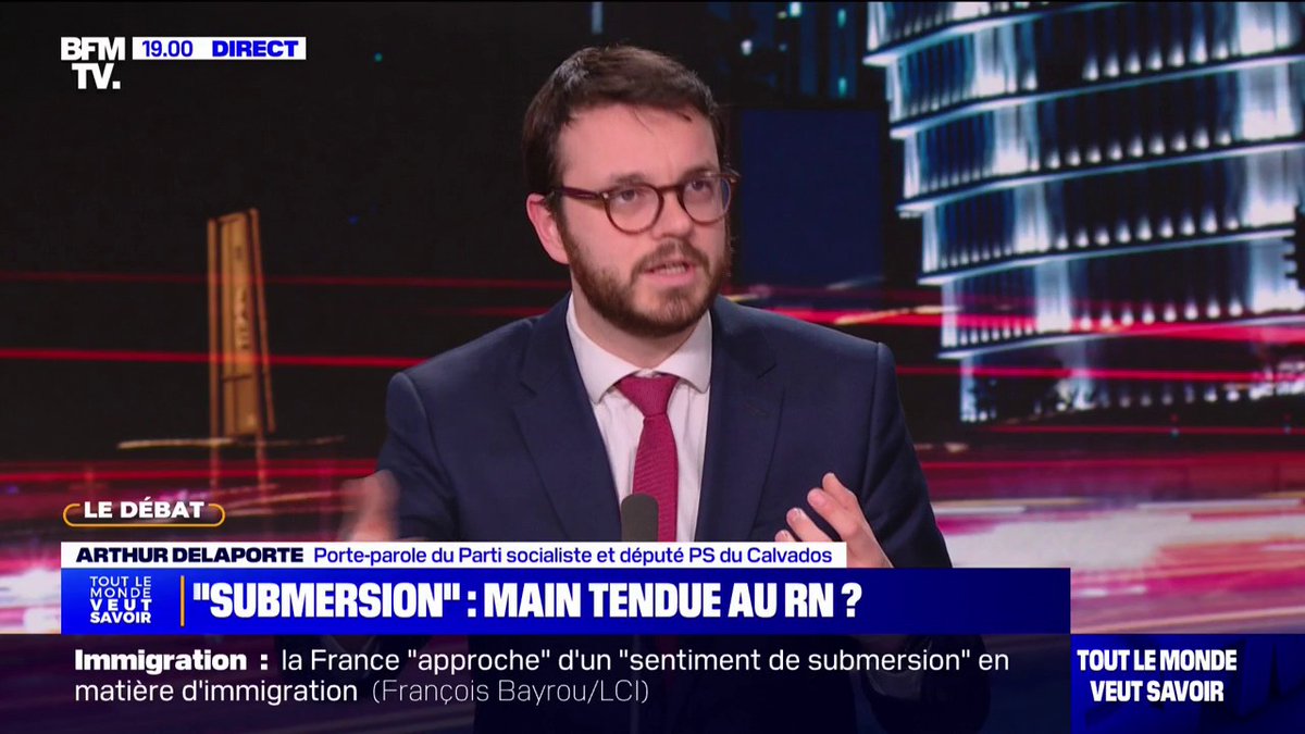 Arthur Delaporte (député PS) : "La submersion migratoire n'existe pas et dans les quartiers c'est là où vous avez le plus de tolérance, de mixité"