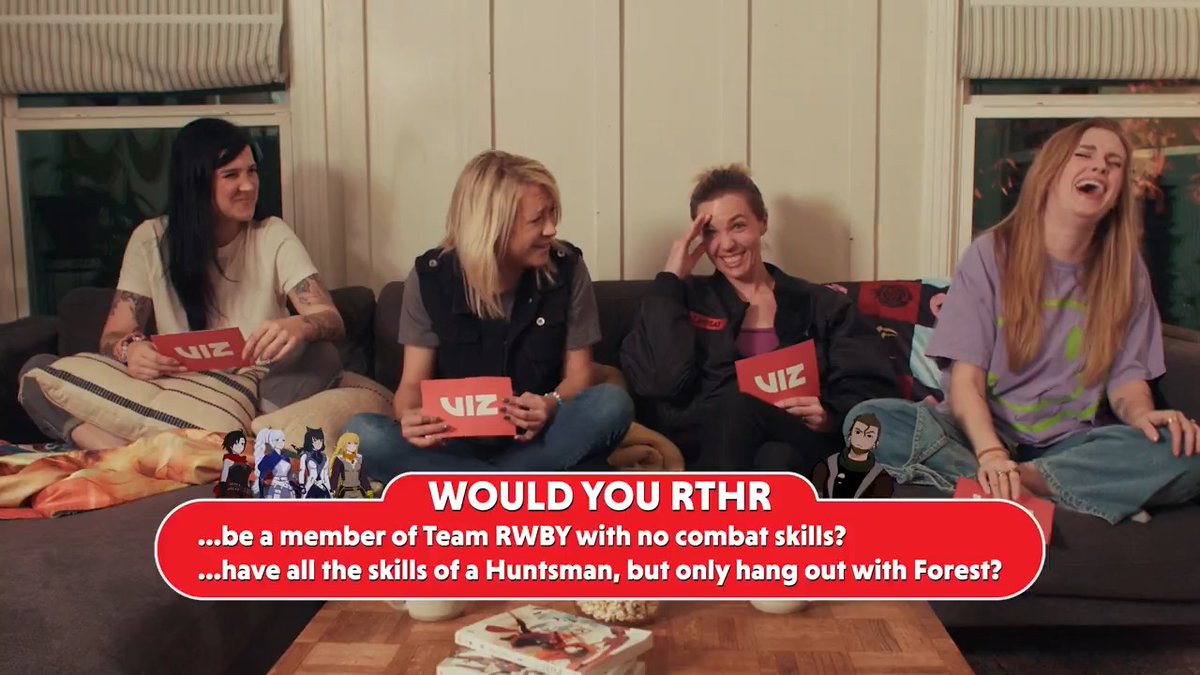 Let’s play a little game of “Would You RTHR?” … RWBY edition ❤️🤍🖤💛 What would your answers be? 🫣 #FRWBY