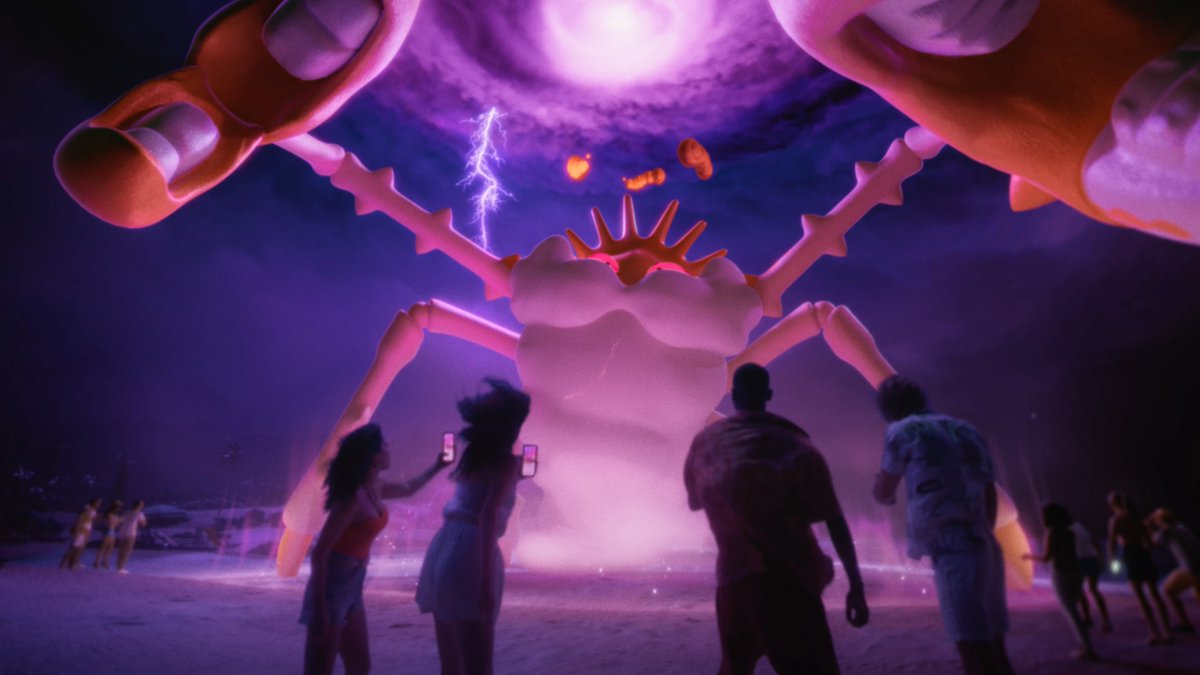 Looks like Gigantamax Kingler has clawed its way into #PokemonGO! 🤩