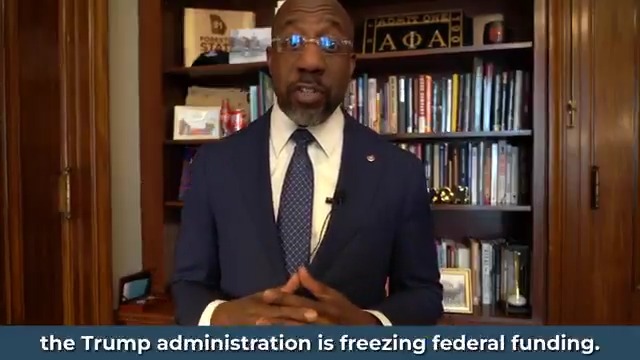 This latest move by the Trump Administration may impact everything from veteran programs to Medicaid to disaster relief. This isn’t just chaotic, it’s hurting Georgia families. The Trump administration must rescind this federal grant freeze *now*.