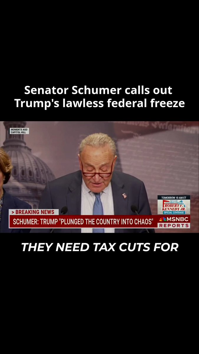 Senator Schumer is right. Trump is putting Project 2025 into motion.