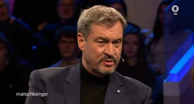Nach den Taten in #Magdeburg und #Aschaffenburg könne man nicht „einfach zur Tagesordnung übergehen“, so Markus Söder (CSU). Er schließe eine Zusammenarbeit mit der #AfD aus – man könne aber nie entscheiden, bei welchen Anträgen die AfD zustimme. #maischberger Das Erste