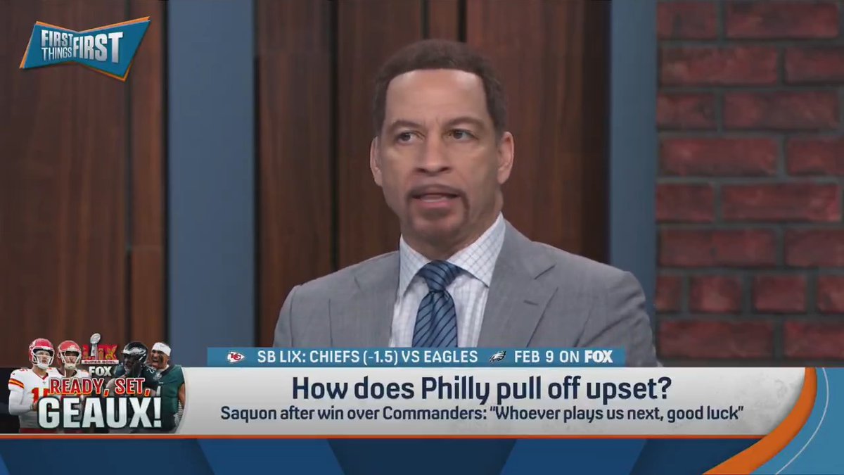 “Sirianni, Jalen Hurts, Saquon Barkley, I don’t think the Chiefs live rent free in their head at ALL.” Chris Broussard thinks the Eagles have a chance to pull off the upset: