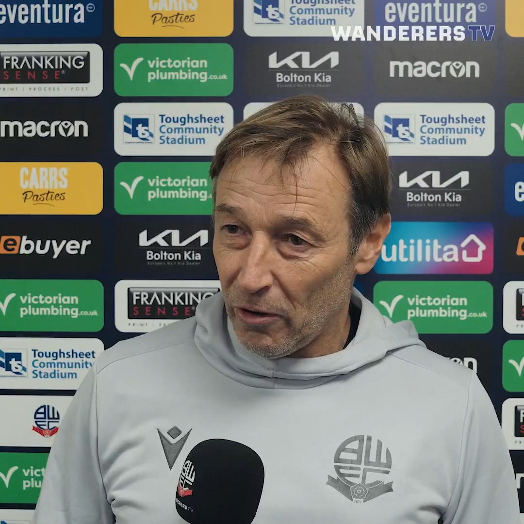 📺 "The lads dug in. It showed spirit." Julian Darby's post match assessment 👇 #bwfc