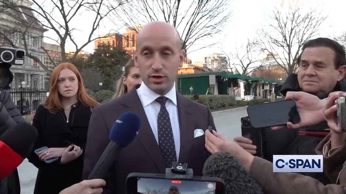 White House Deputy Chief of Staff for Policy Stephen Miller (@stephenm) says President Trump's executive order that halts federal grants and loans does "not affect any federal programs that Americans rely on, full-stop." He also takes questions on immigration and trade policy.
