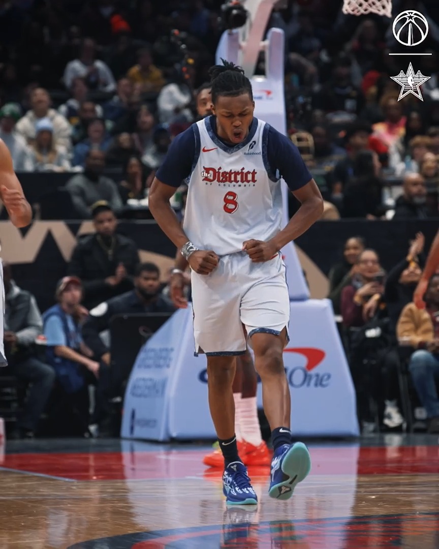 Rising Stars club ⭐️ That's a dub for Bub 👐 #ForTheDistrict | #NBAAllStar