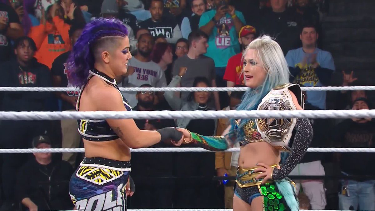 What a win for Bayley and GIULIA = ジュリア! 👀 #WWENXT