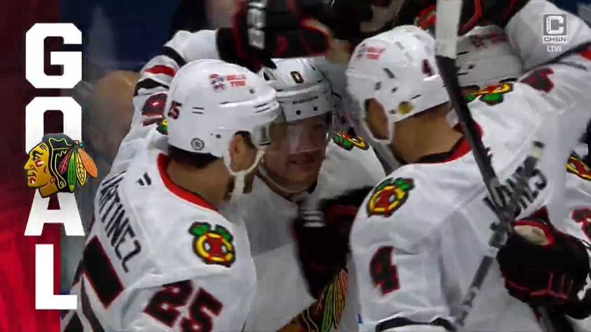 Ryan Donato scores his 15th goal of the season, and he is now 1 away from matching his career-high. #Blackhawks