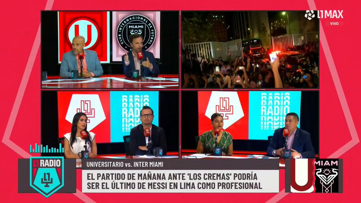 🗣️ Gustavo Peralta Coello en #L1Radio: "Jean Ferrari dijo que quería liderar el sector de entretenimiento y lo ha hecho muy bien" "Se espera que para el próximo año venga un equipo de Europa de mucho renombre para jugar con la U" 👉 #L1MAX