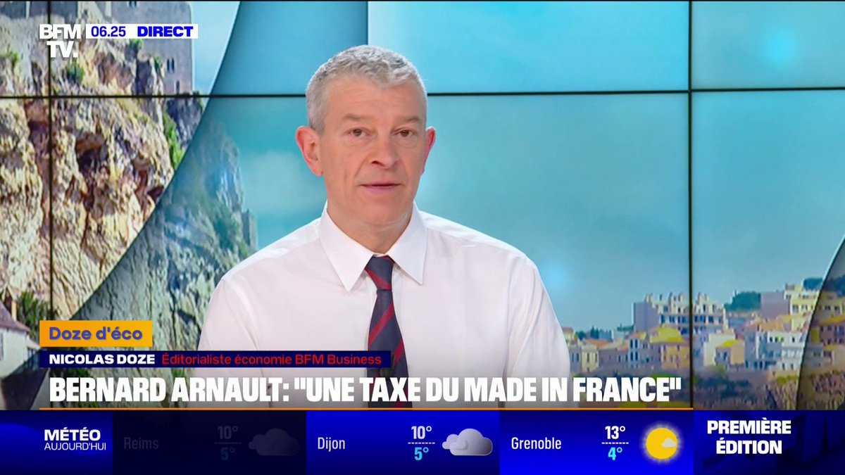 💬 "Les choses s'accélèrent" Bernard Arnault dénonce une "taxe du made in France" qui "pousse à la délocalisation" L'édito de Nicolas DOZE - LCI