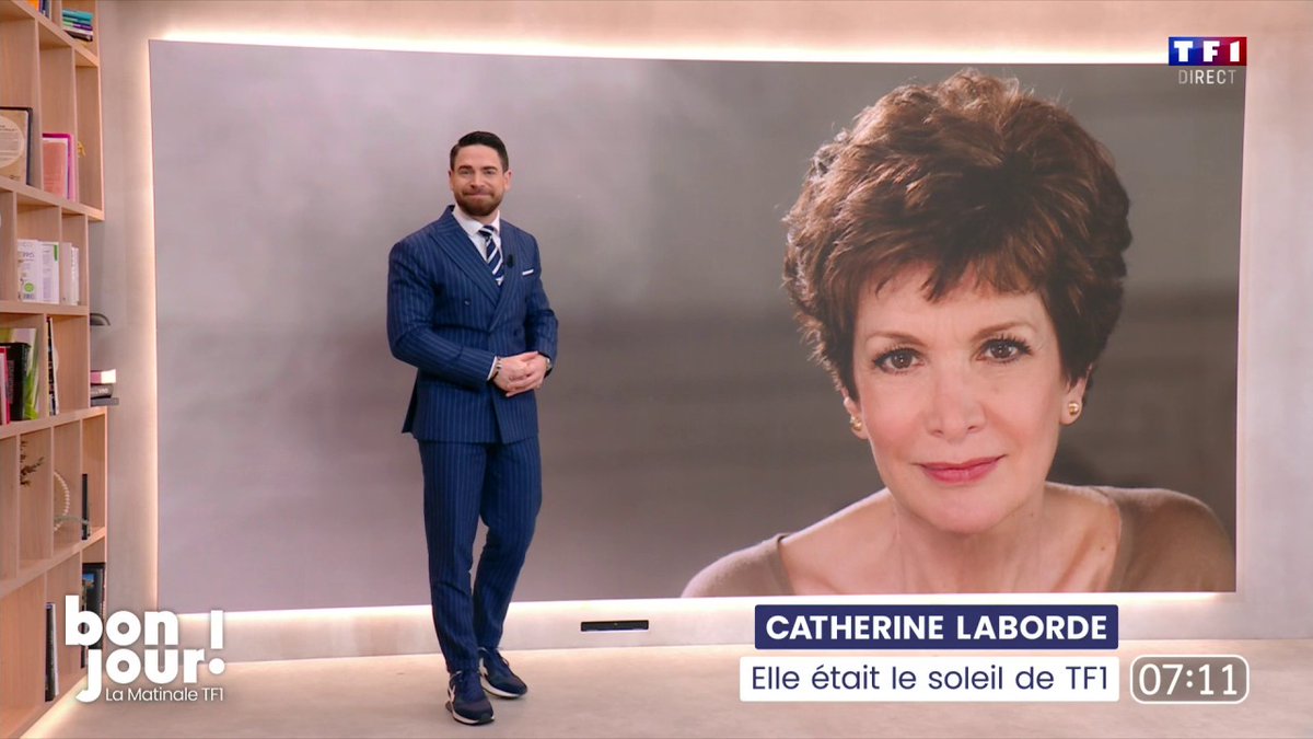 Mort de Catherine Laborde : Ange Noiret rend hommage au "soleil" des bulletins météo de TF1 #BonjourLaMatinaleTF1 avec Bruce Toussaint ⤵