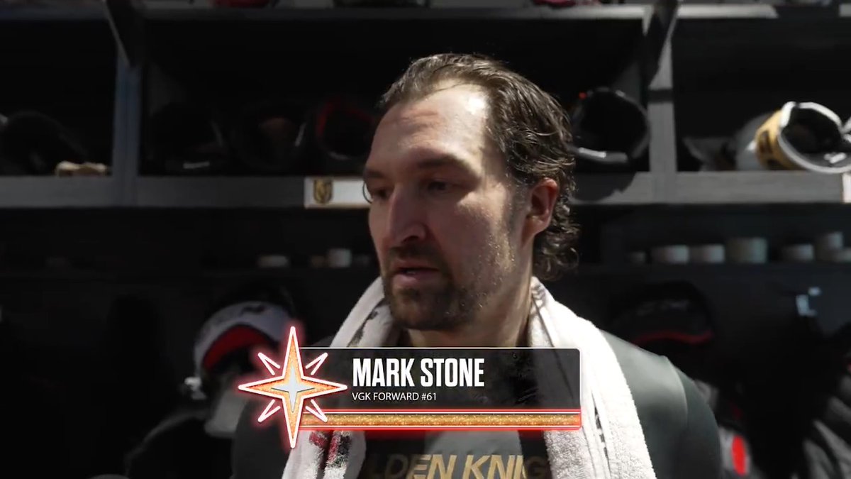 🎥 Stone: You never want to see guys get hurt. I really hope [Heiskanen] is alright. I was just trying to make a play and got tripped into him.