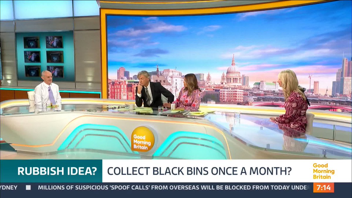 Bin collections in Bristol could be cut to once a month under new plans being considered by the City Council. They say the change would encourage recycling and save more than £2 million a year. Environmentalist Donnachadh McCarthy and TV's 'Queen of Clean' Lynsey Crombie debate.