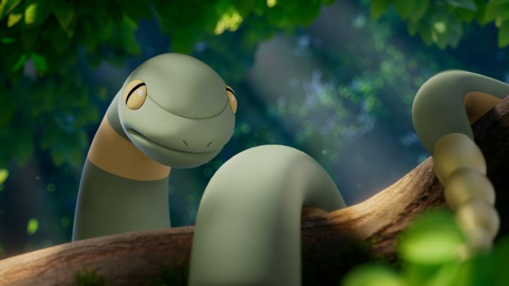 2025年の巳年にちなんで、へびポケモン・アーボのオリジナルショートアニメが登場! アーボが色違いのアーボに出会い、木の上で仲良くしていると……!? 続きは公式YouTubeチャンネルでみてね! #色違いのアーボ