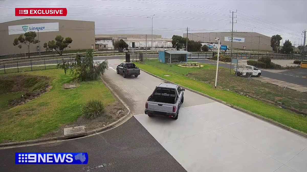 #EXCLUSIVE: A fleet of new vehicles have been stolen by a gang of determined car thieves over the long-weekend. As Jack Ward explains, the men returned multiple times to steal almost two dozen new utes from a business in Laverton North. #9News